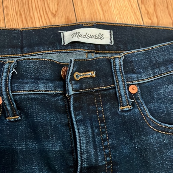 Womens madewell 9in skinny high waist dark wash jeans size 26 - Picture 2 of 4